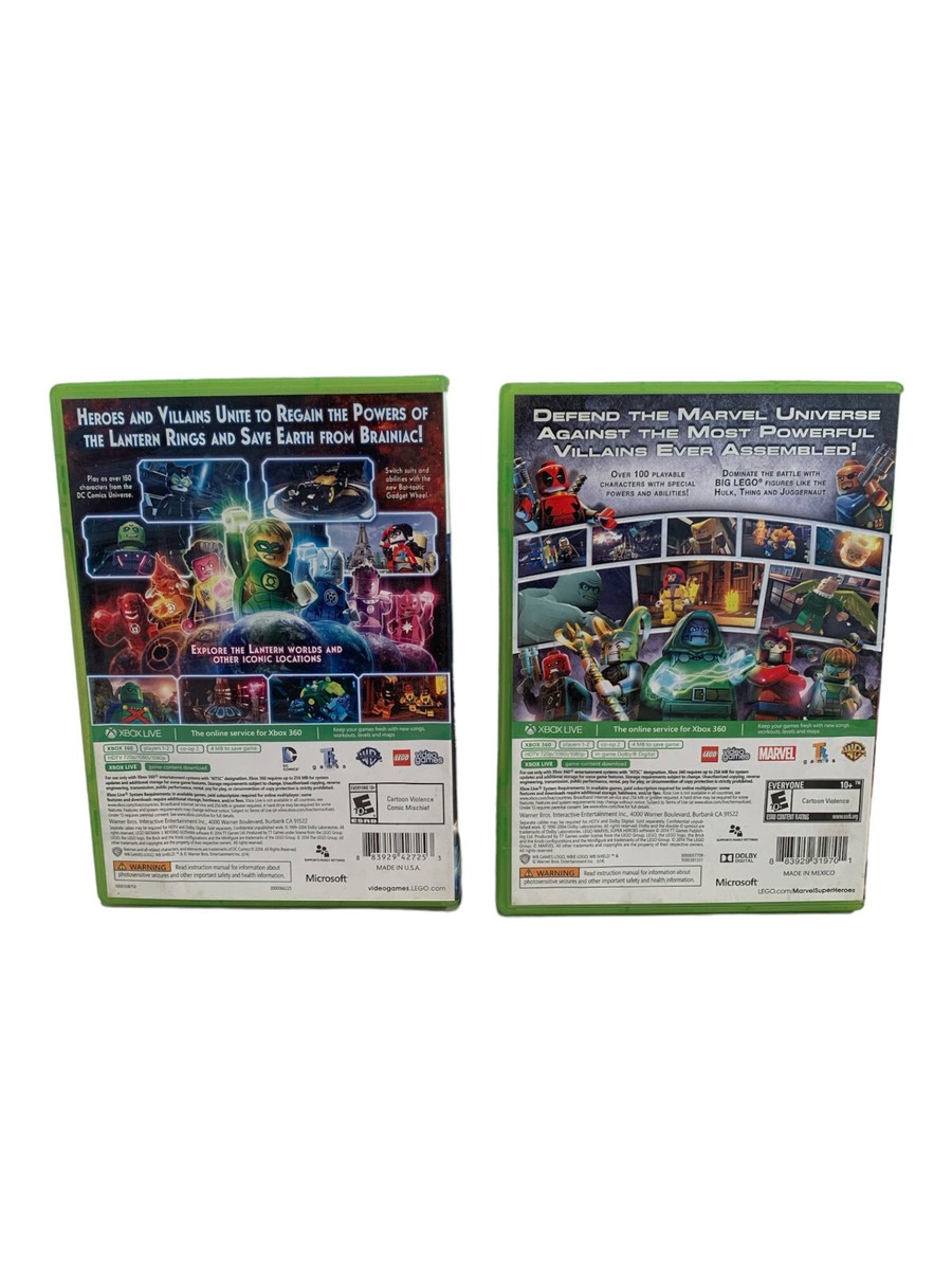 Lego DC Batman 3 beyond Gotham & Marvel Super Heroes/xbox 360 game