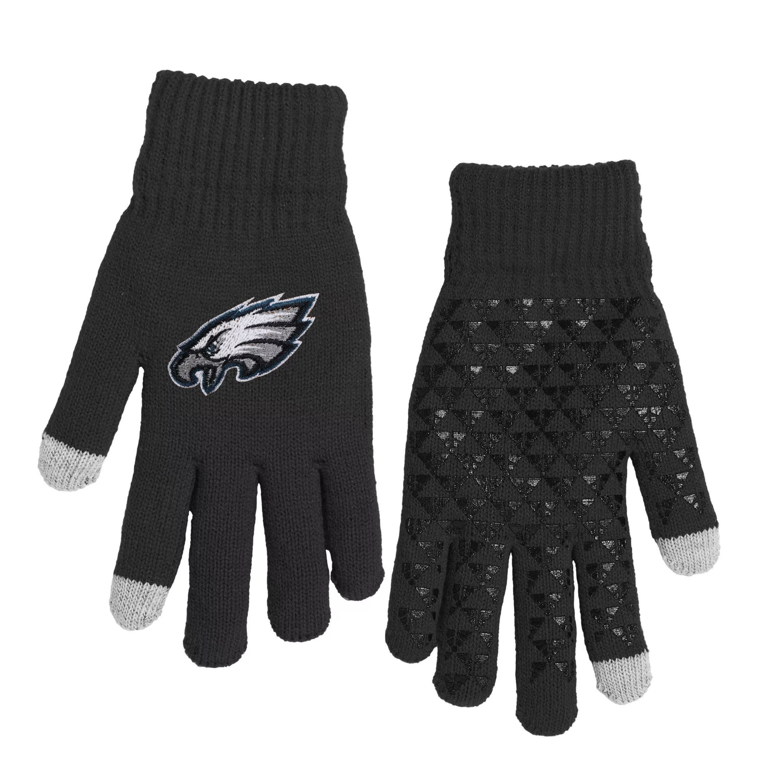 Philadelphia Eagles NFL Knit Gloves with Silicone Grippers