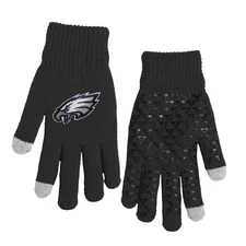 Philadelphia Eagles NFL Knit Gloves with Silicone Grippers