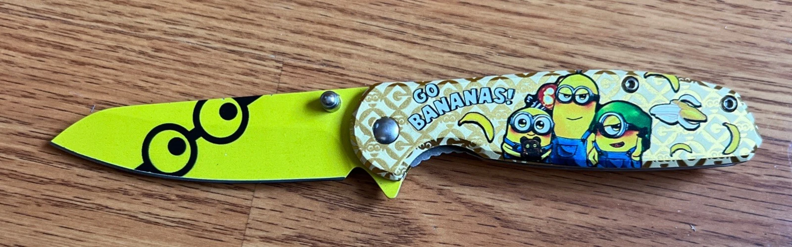 Minions Spring Assisted Open Pocket Knife9”