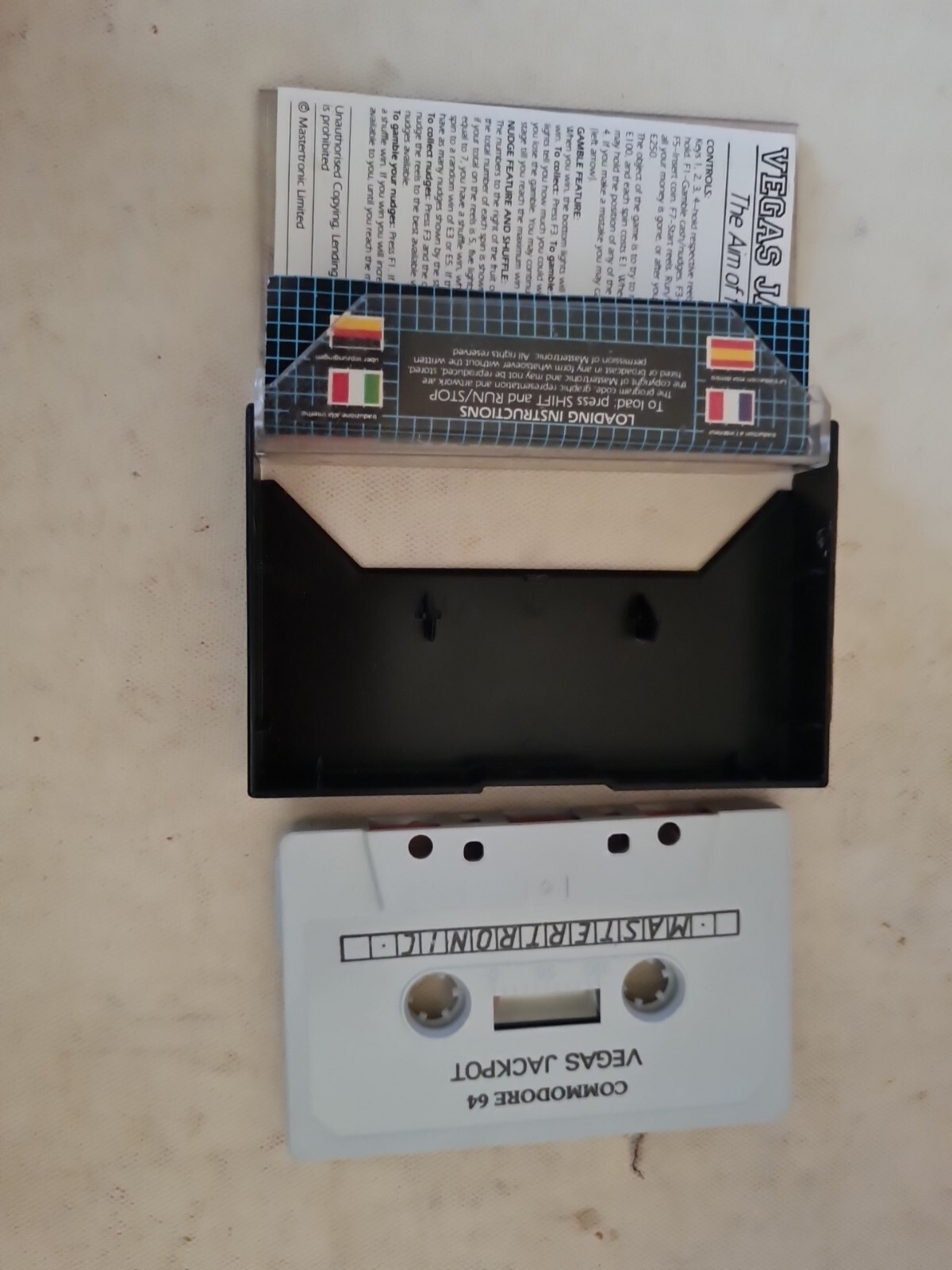 Vegas Jackpot Game Commodore 64 Cassette 199 Mastertronic eBay