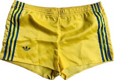 Adidas rare short vintage années 1970 - 1980 nylon brillant football no Ventex