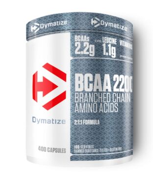 Dymatize BCAA 2200   400 Kapseln (13,51 EUR/100 g)