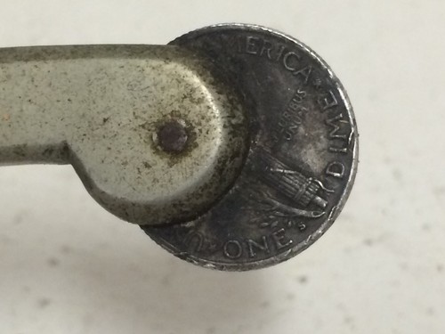 Vintage 1916-1945 Cowboy Elite Sporen mit geflügelten Liberty Groschen - Made in England - Bild 4 von 5