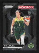 Nika Muhl 2024 Panini Prizm Monopoly WNBA Rookie Seattle Storm #WNBA26