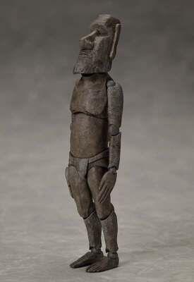 actionfigur freeing table museum moai figma af in pvc, 14 cm