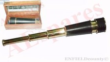 Nautical 17'' Telescope in Box Opt Collectible Brass Made