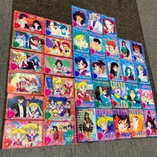 Lot of 35 Sailor Moon Card Japanese Carddass Cards Stickers vintage in stock