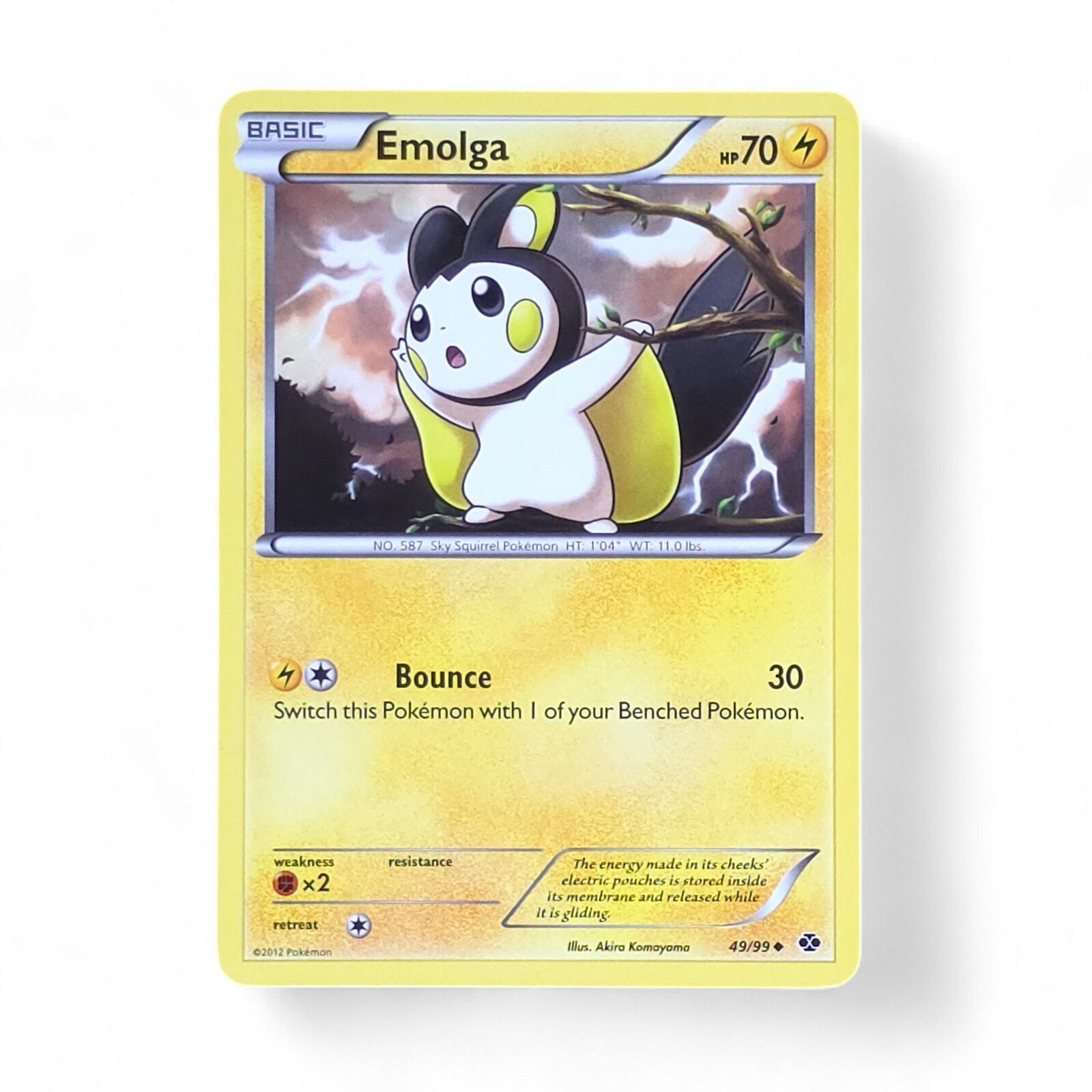 Emolga 49/99 Pokemon Next Destinies NM