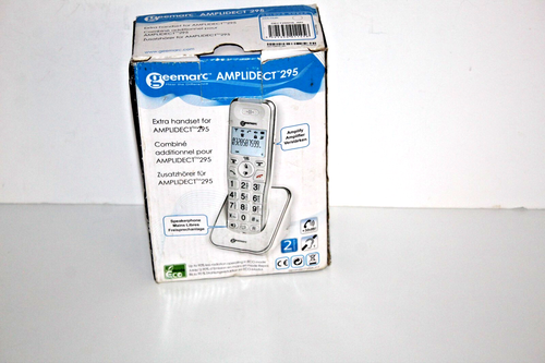 Geemarc Amplidect 295 White Handset With Base And adapter - Zdjęcie 6 z 9