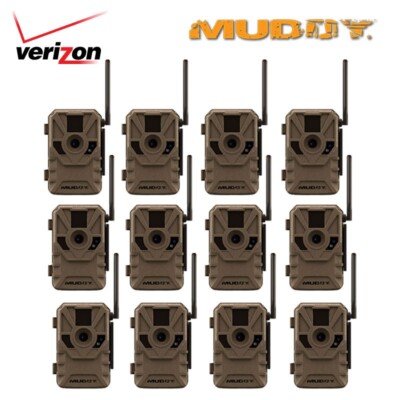 Muddy Manifest 2.0 Trail Cameras - 12 Pack - Powered by Verizon