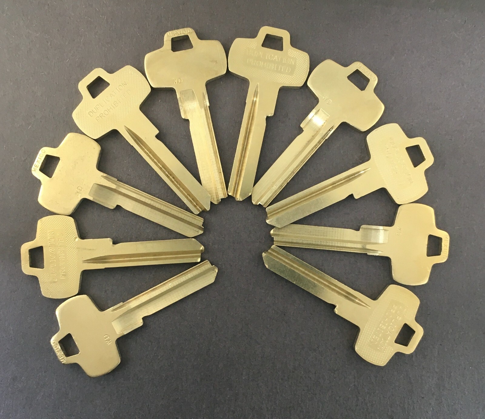 Lots of 2/5/10 Nickel Silver Key Blanks 1A1WD1 A1114WD Type for Best WD