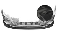 CSR Cup-Spoilerlippe ABS Carbon Look Mit ABE FüR Audi A3 8Y S-Line / S3 8Y