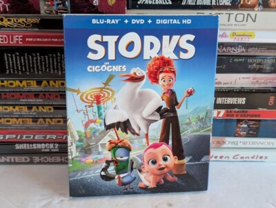 Storks (Blu-ray + DVD) With Slipcover