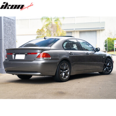 Rear Spoiler Wing for 2002-2005 BMW E65 7-Series, AC-S Style Unpainted PU Rear Tail Deck Lip Wing, 2003 2004 – Ikon Motorsports