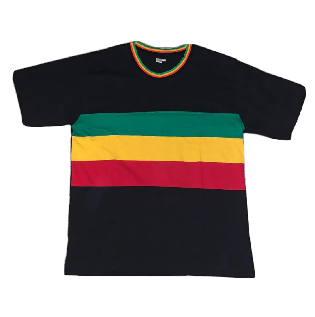 Nayt Rasta 8 Short Striped Beanie - White, Red, Yellow, Green, One Size Fits Most, Stylish & Colorful - View #6