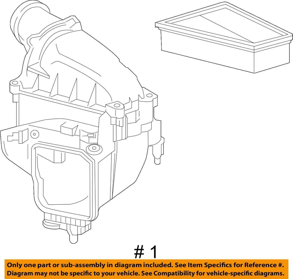 Limpiador de aire 246 Tipo B250 Motor de gasolina Apto para 13-19 MERCEDES B-CLASS 2875443 Foto 4 de 4