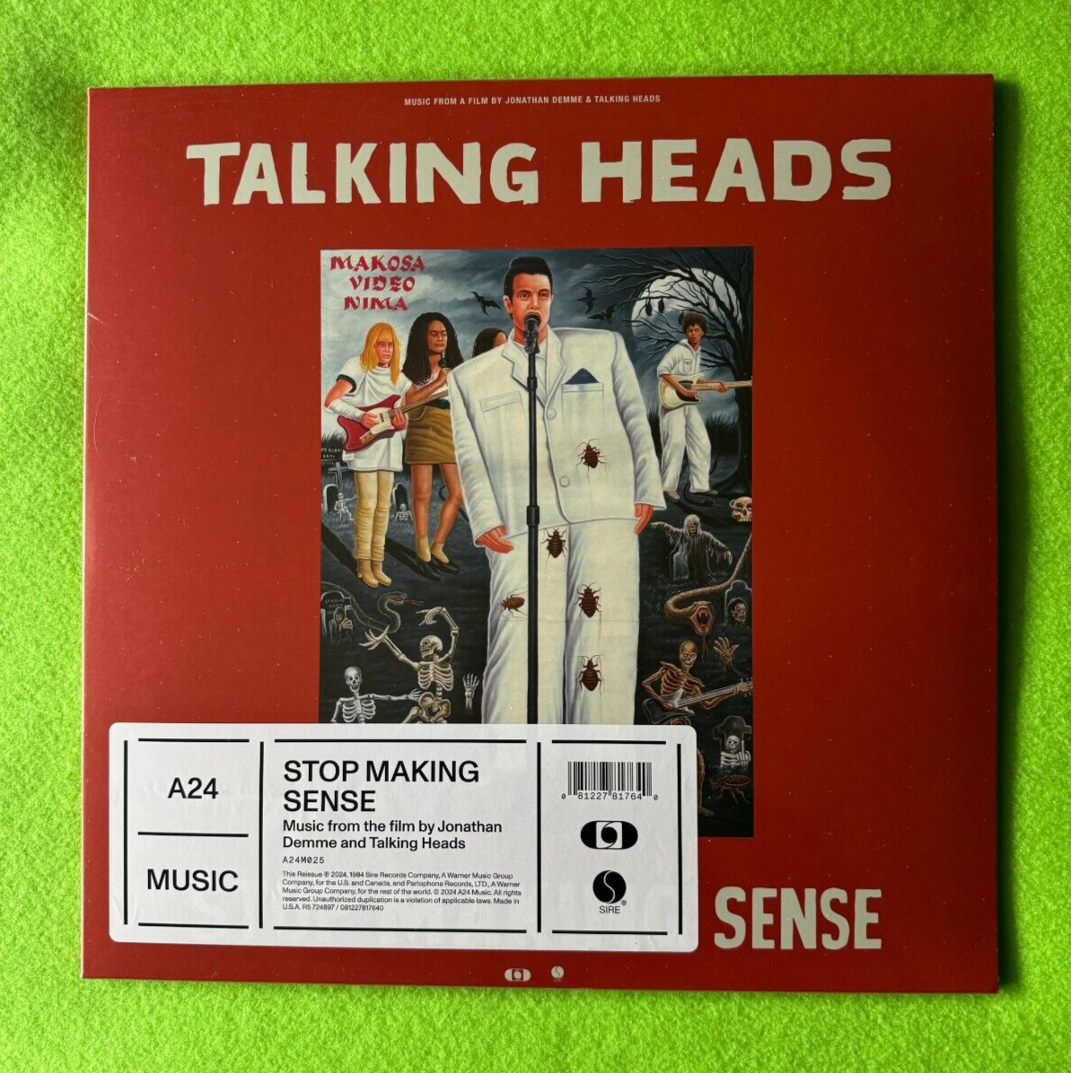 Talking Heads Stop Making Sense Soundtrack Vinyl A24 - New and
