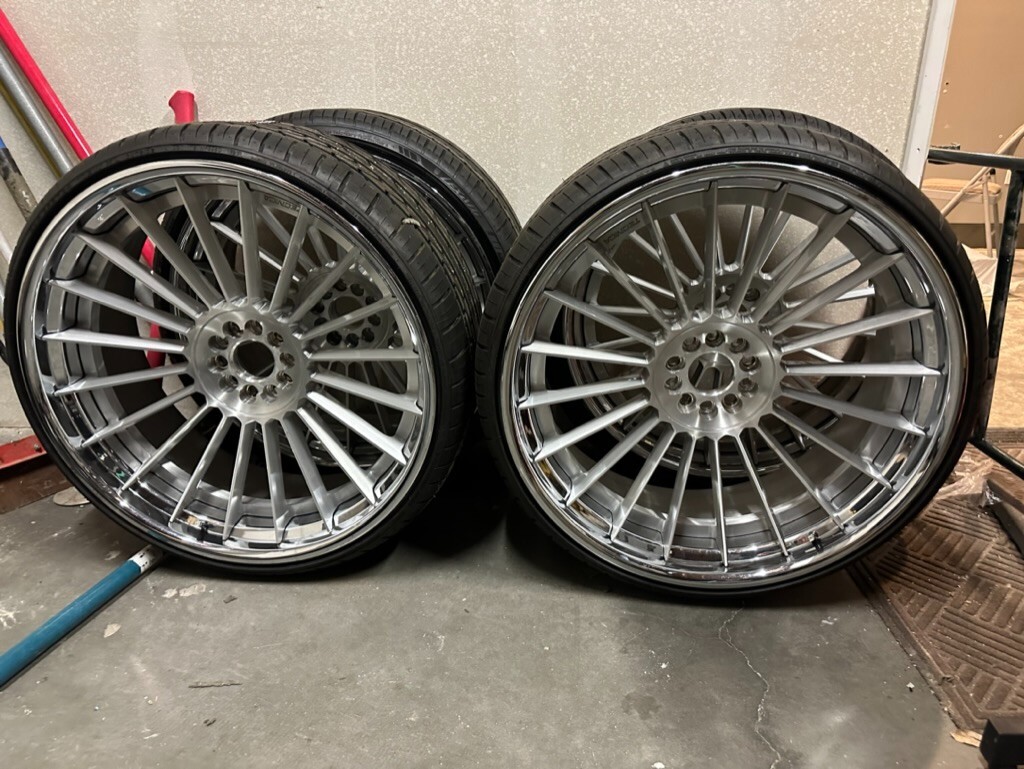 Rolls Royce 24" Forgiato Tecnica 3.1 Wheels for Ghost / Wraith / Dawn