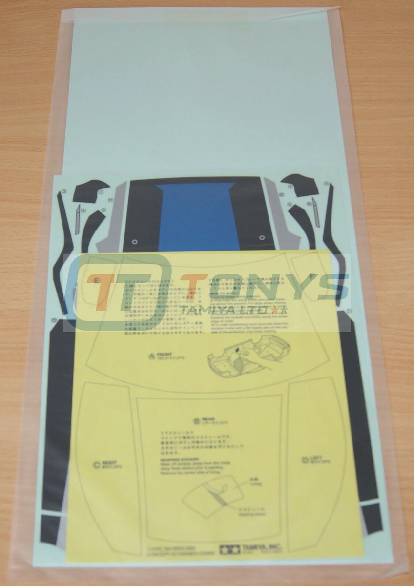 mecページです。 Tamiya 58598 Raybrig NSX Concept-GT, 9495835/19495835 Decals (A+B