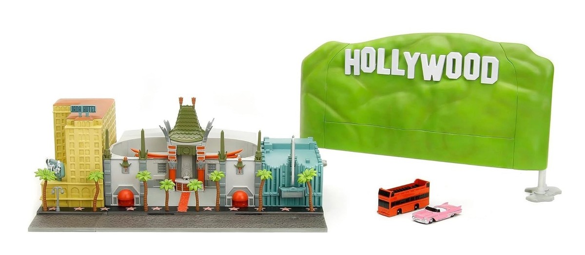 JADA Toys Nano Scène Hollywood - Deux Véhicules Miniatures Métal (Vert)