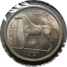 elf Ireland 1/2 Crown 1963 Horse  