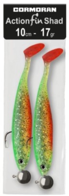 Cormoran Ready to Fish Action Fin Shad / versch.Farben / 2 Größen / 2 Stück