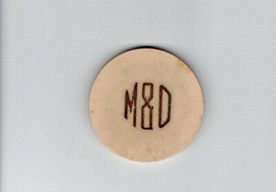 M&D SAN ADREAS CASINO SACRAMENTO 5c Collectible Casino Chip