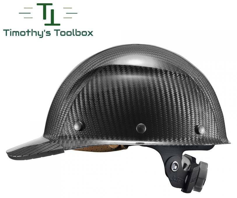 Lift Safety Cap-Style Dax Carbon Fiber Hard Hat Gloss Black