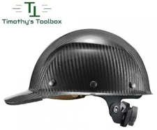 Lift Safety Cap-Style Dax Carbon Fiber Hard Hat Gloss Black