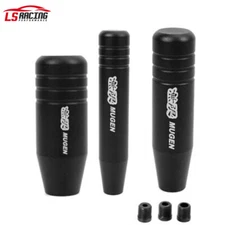 MUGEN Universal Aluminum Black Automatic Car Gear Stick Shift Knob Shifter