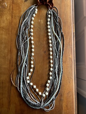Multi Strand Statement Necklace Gabrielle Frantzen