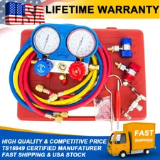 HVAC A/C Air Condition Refrigeration Kit AC Manifold Gauge Set Auto Service Kit