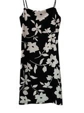 City Triangles VTG NWT Dress Junior Large Black & White Spaghetti Strap