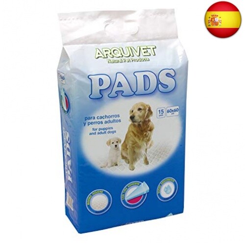 Arquivet Pads para Perros súper absorbentes - Empapadores higiénicos educativos