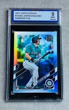 2021 TOPPS UPDATE 70 JARRED KELENIC RAINBOW FOIL ROOKIE CARD ISA 9 MINT #US302🔥