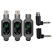 Wireless Microphone Converter XLR Transmitter System For Dynamic Microphone New