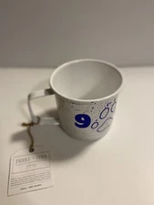 Fiddle + Fern Enamel Mug