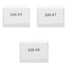 Sichth&uuml;llen selbstklebend | Breite Seite offen | Selbstklebetaschen transparent