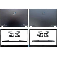 New for MSI GE76 Raider 10SGS SFS MS-17K1 LCD Back Cover+Front Bezel+Hinge Blue