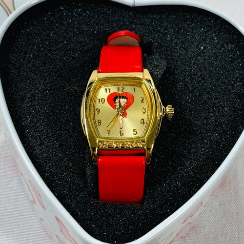 BETTY BOOP WATCH IN HEART TIN 2002