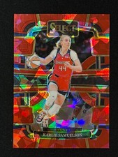 2024 Panini Select WNBA - Concourse #99 Karlie Samuelson Red Ice Mystics