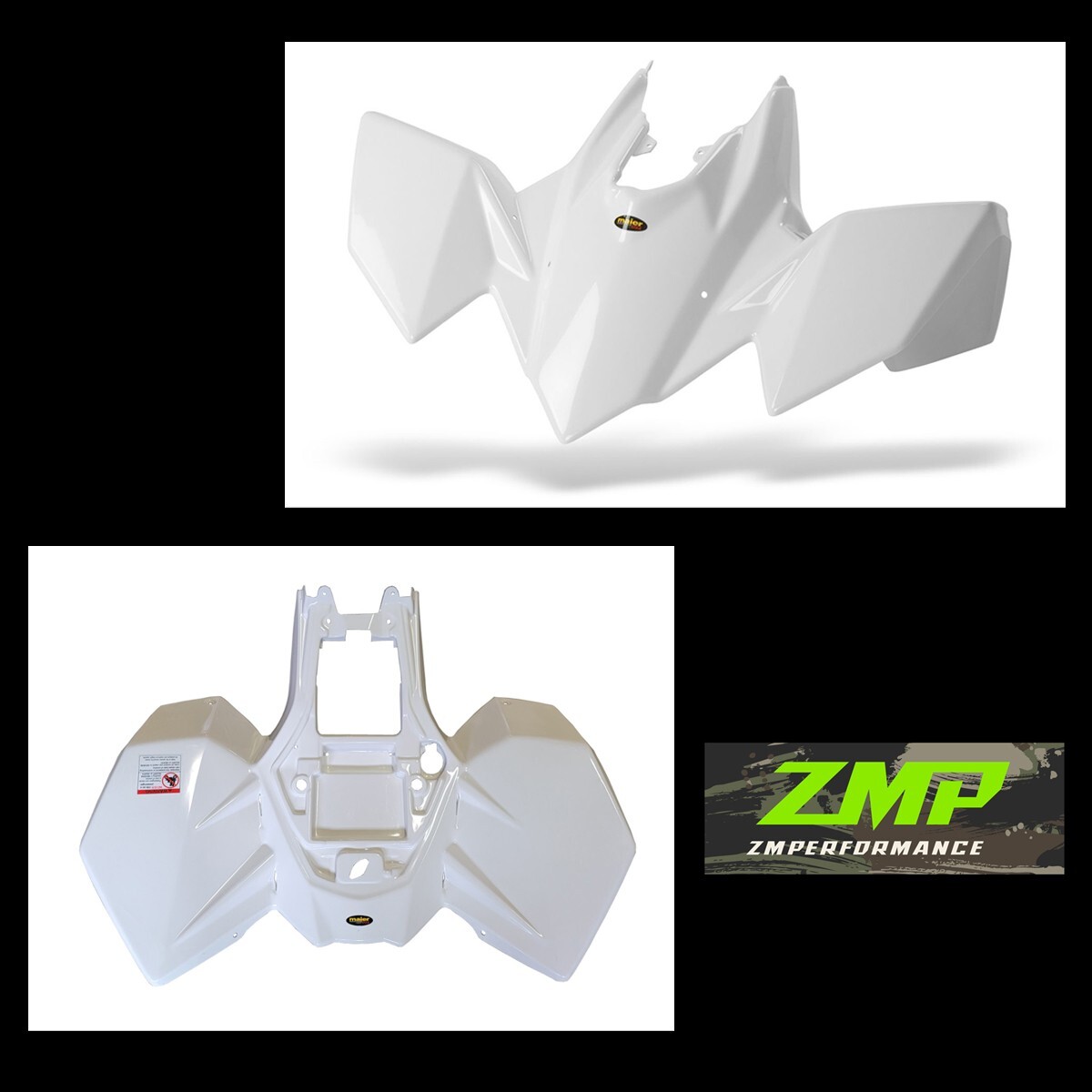 2006-2009 Suzuki LTR450 Plastic White Standard Front and Rear