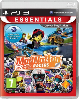 MODNATION RACERS ESSENTIALS PLAYSTATION 3 PS3 USED GAME ITA COVER ENG
