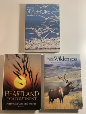 National Geographic Book Lot Americas Hidden Wilderness Seashore Wonderlands