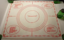 Vintage Tupperware Pastry Matt 1965 Rexall Drug & Chemical Co.