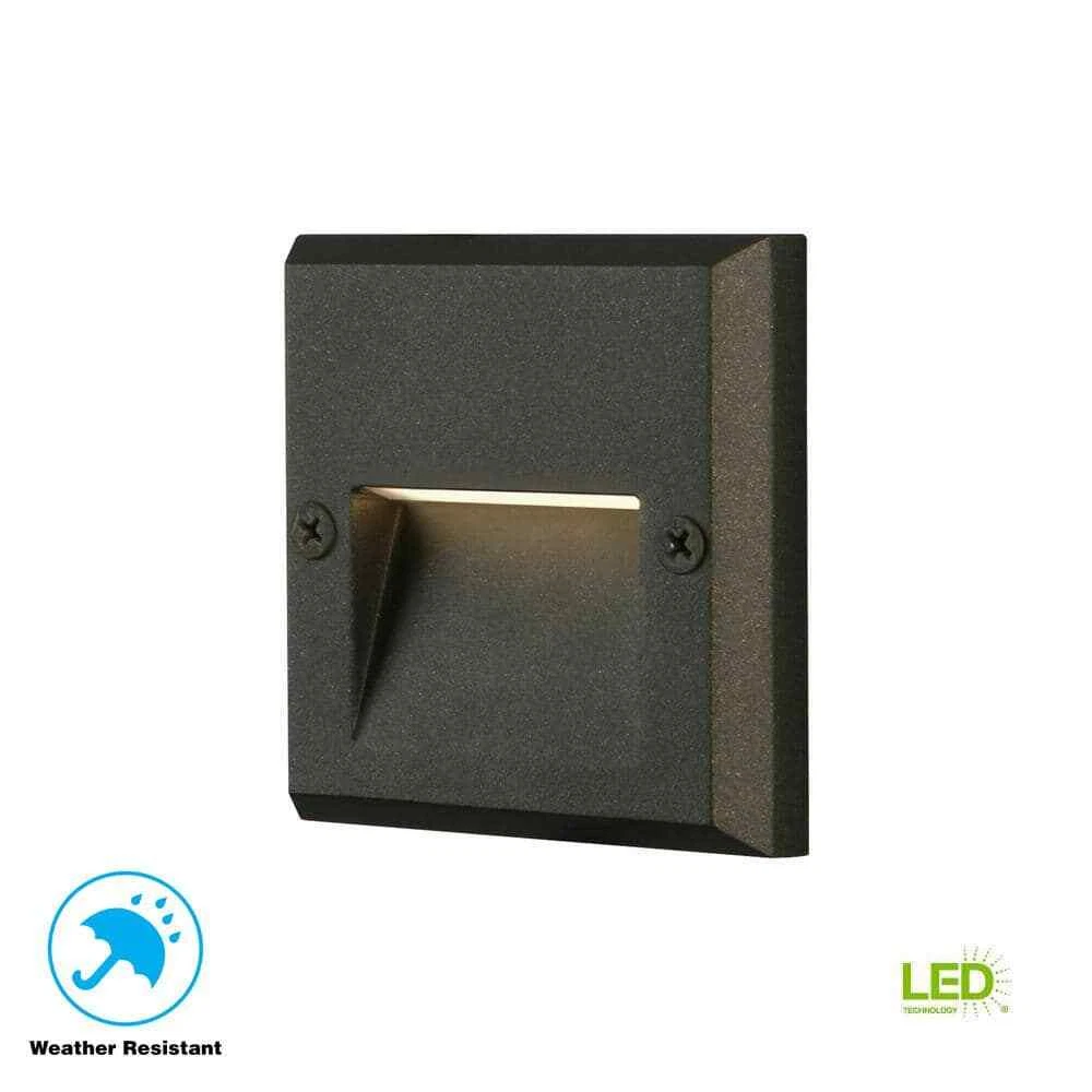 Black integrated led deck light deals