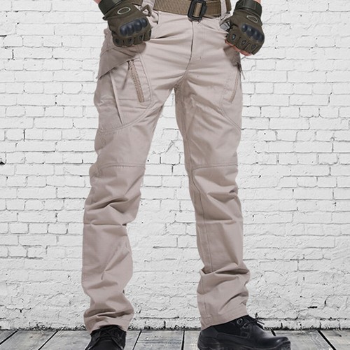 Mens Waterproof Tactical Work Trousers Cargo Pants Combat Fishing Hiking Outdoor - Picture 8 of 16