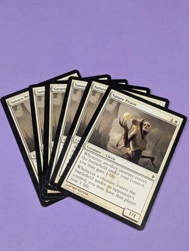 MTG Magic: New Phyrexia: Suture Priest #25/175 Common - NM - Image 4 of 4