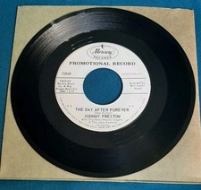 Johnny Preston promo 45 Let The Big Boss Man / The Day After Forever 72049 ex+